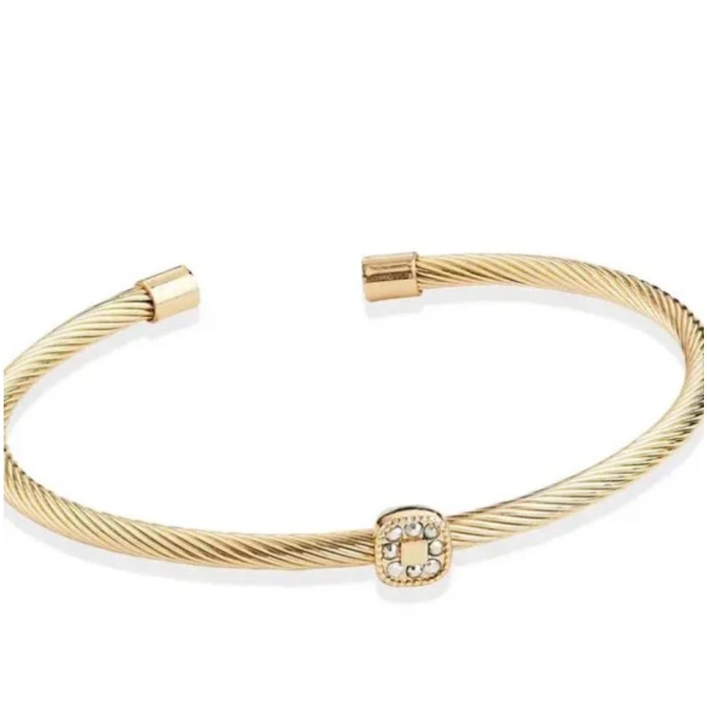 Park Lane Sorel Gold Cuff Bracelet Bangle Stretch to Fit Stackable - Picture 4 of 5